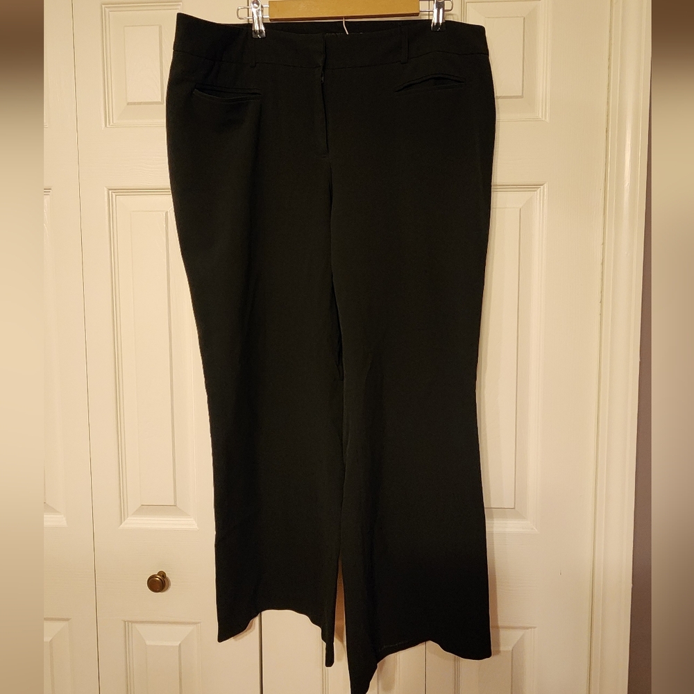Apostrophe Classic Black Flare Pants